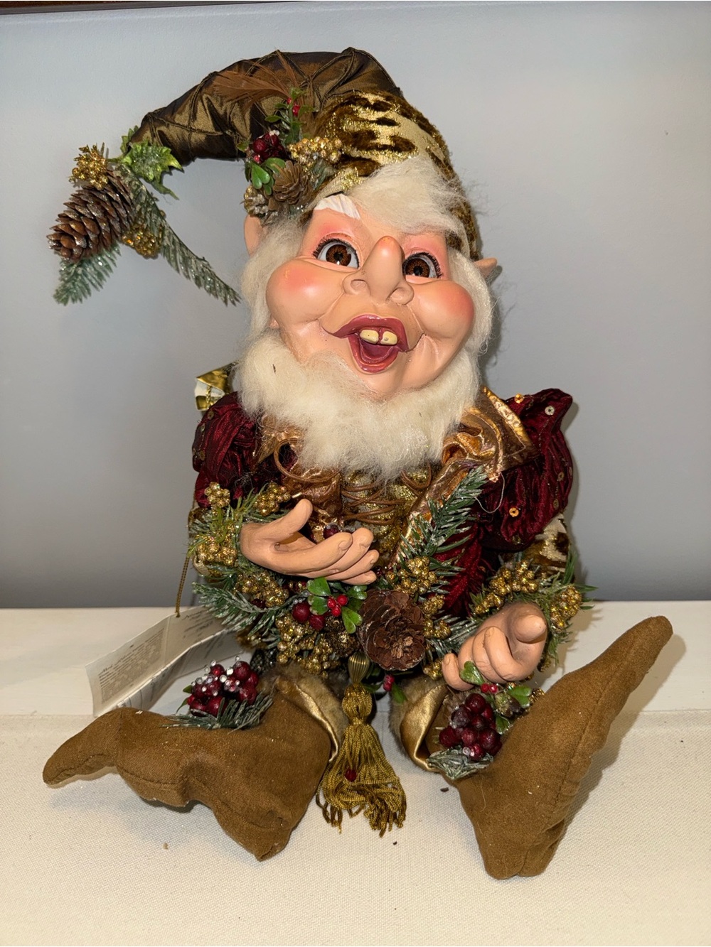 Mark Roberts NorthPole Forest elf Medium Holiday Elf Figurine new condition